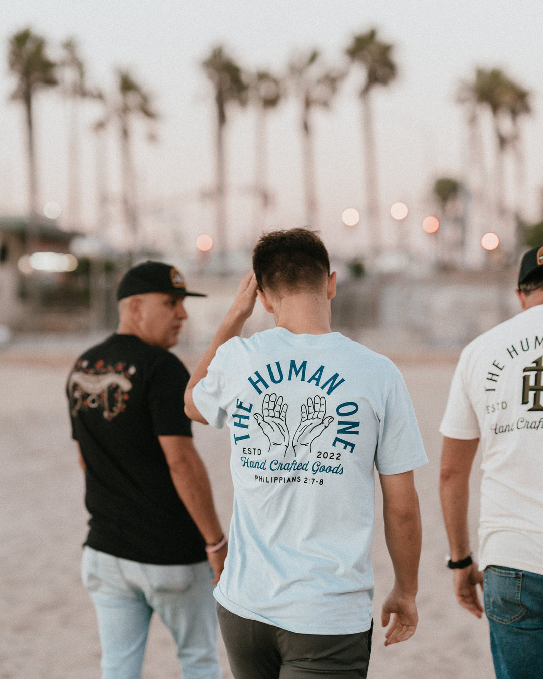 Hand Stamp Tee – Stonewash Denim