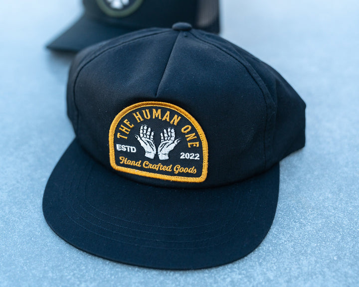 Snapback - Hand Stamp - Black