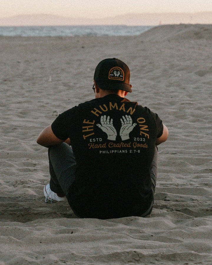 Hand Stamp Tee - Black