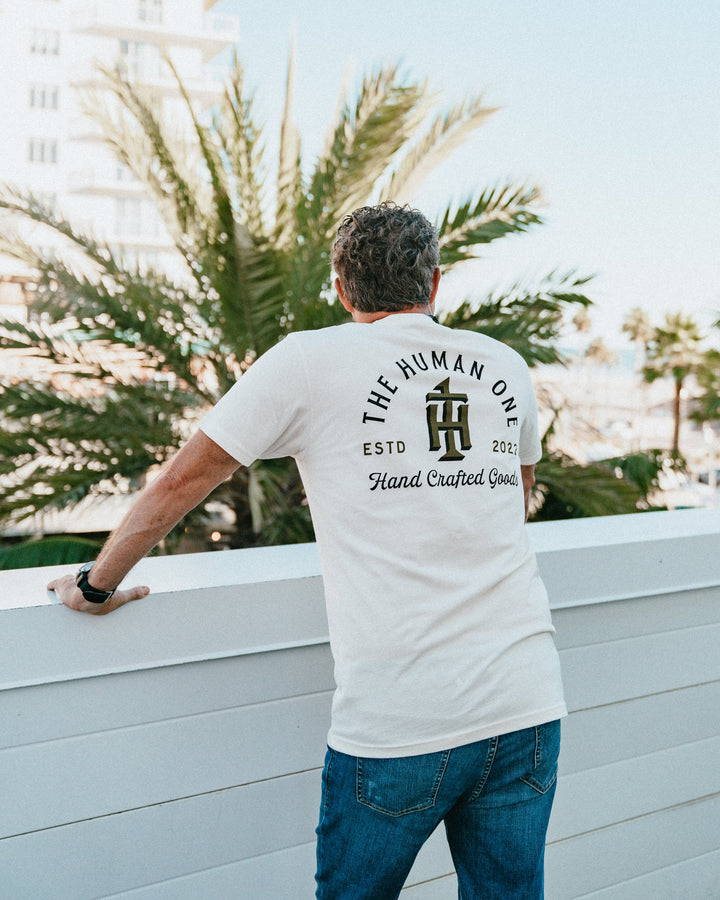 TH1 Logo Tee - Natural