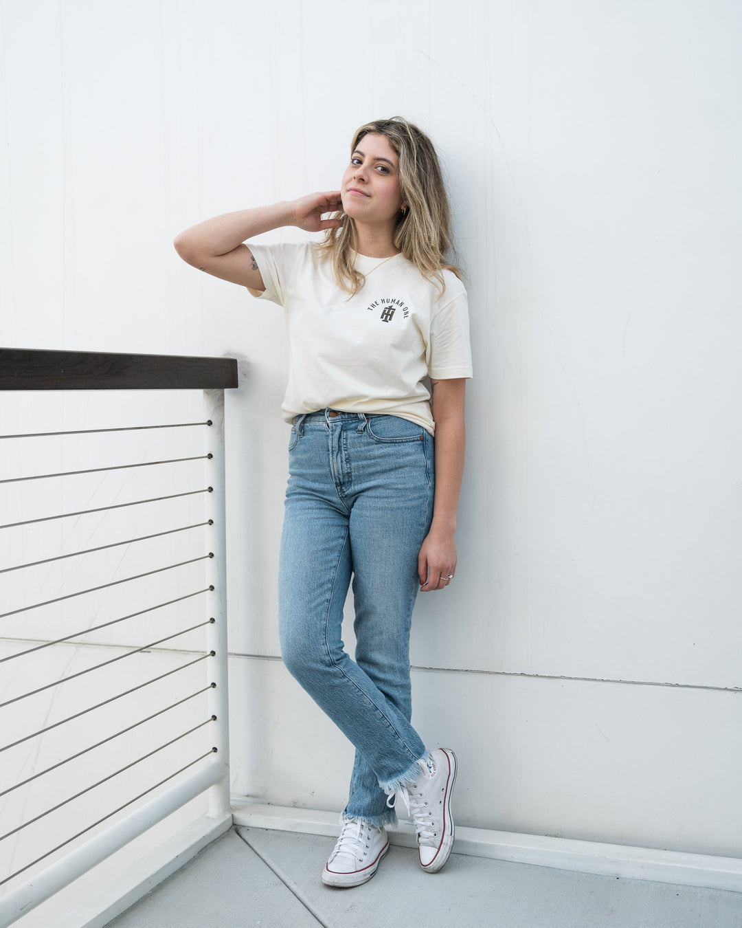 TH1 Logo Tee - Natural