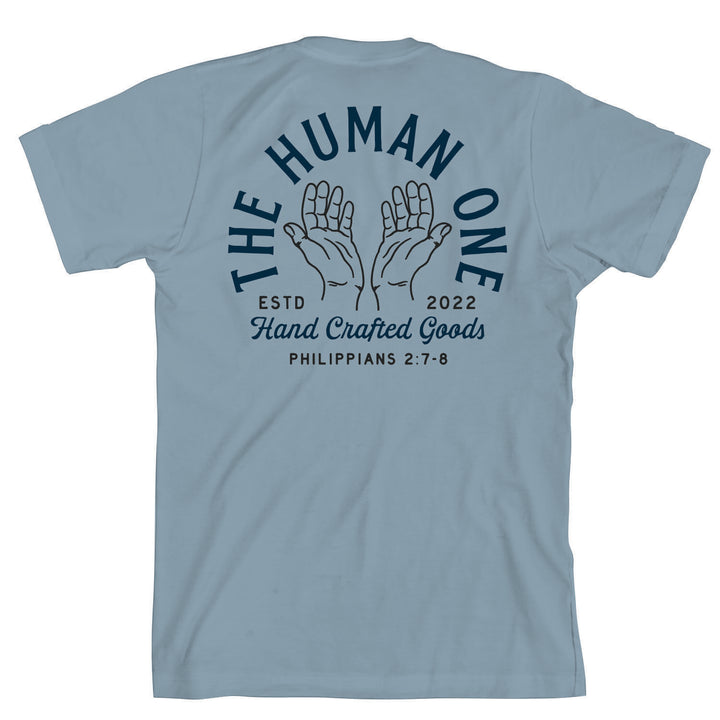 Hand Stamp Tee – Stonewash Denim
